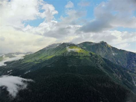 Aerial View To the Beautiful Mountain Landscape. a Panorama from the ...