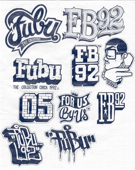 DESIGN FOR THE FUBU BRAND BY 123KLAN | Sticker design, Graphic design print, Tshirt design ...