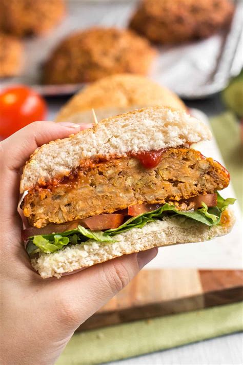 Cheesy Lentil Burgers - Easy Cheesy Vegetarian