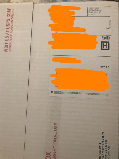 Fedex shipping printed on UPS label slapped onto a USPS mailing box : r/Flipping