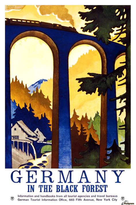 Germany Vintage Travel Poster - VINTAGE POSTER