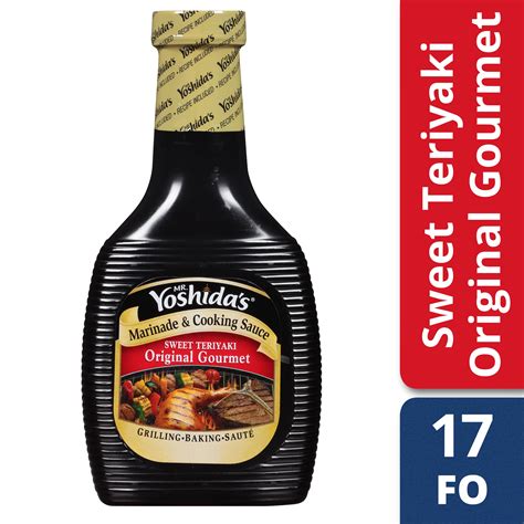 Mr. Yoshida's Sweet Teriyaki Marinade & Cooking Sauce, 17 fl oz Bottle - Walmart.com - Walmart.com