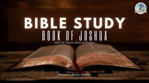 Bible Study: Joshua - YouTube