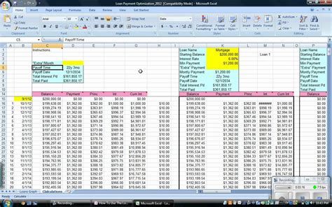 Student Loan Repayment Spreadsheet — db-excel.com