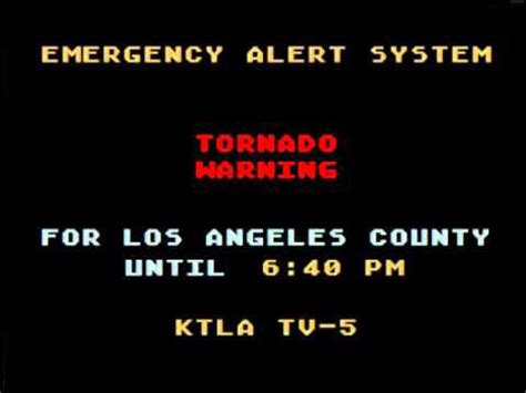 Tornado Warning | Emergency Alert System Wiki | Fandom