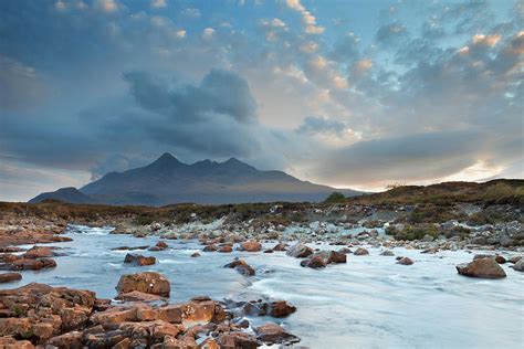 Sligachan Bridge And The Cuillins, Isle by Sara winter