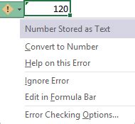 How to remove green triangles from cells (hide auto-calculating checks ...