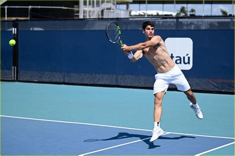 Photo: carlos alcaraz tennis warm up 004. | Photo 4913512 | Just Jared ...