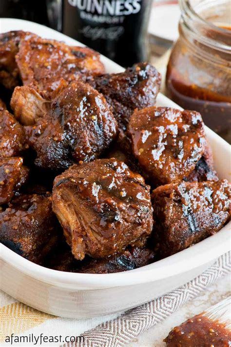 Guinness Barbecued Pork Tips - A Family Feast®