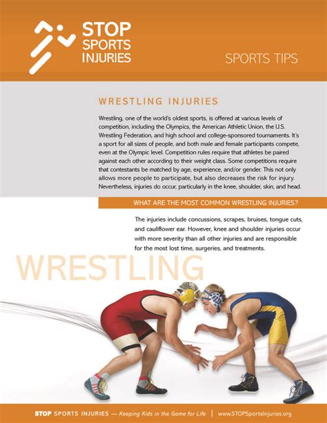 Wrestling Injury Prevention | Sports injury, Injury prevention, Sports injury prevention