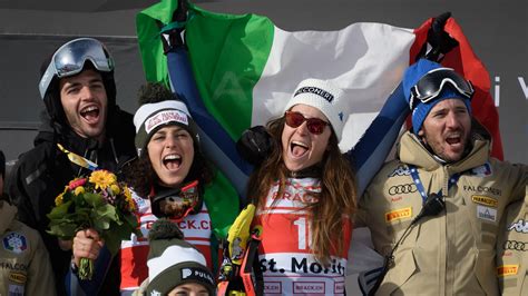 Skiing news - Sofia Goggia finishes with one pole but still leads home ...