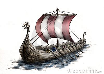 Viking Longship Drawing at GetDrawings | Free download