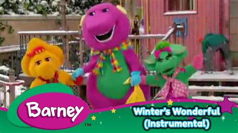 Barney - Winter's Wonderful (Winter Instrumental) - YouTube