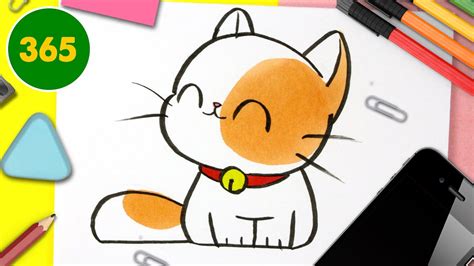 comment dessiner CHATON KAWAII 💖 Chat kawaii 💖 dessins kawaii faciles - YouTube