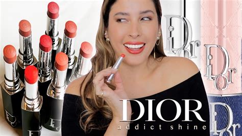 NEW DIOR ADDICT STELLAR SHINE LIPSTICK REVIEW, SWATCHES WEAR TEST! | Dior Dior Addict Stellar ...