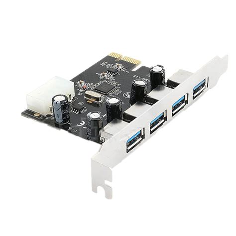 4 Port PCI-E to USB 3.0 HUB PCI Express Expansion Card Adapter 5 Gbps Speed Top 813500727700 | eBay