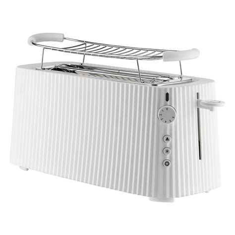 Alessi Plissé Long toaster, white | Pre-used design | Franckly