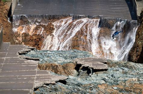 Oroville Dam: Dramatic photos show damage, erosion, repairs