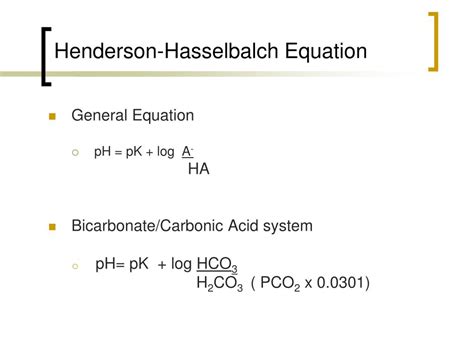 Henderson Hasselbalch Equation Calculator