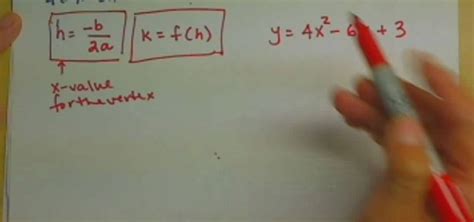 How to Use vertex formula to find the vertex of a parabola « Math :: WonderHowTo