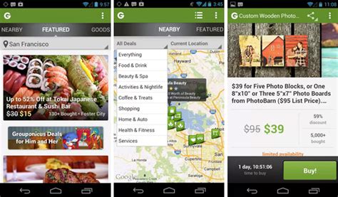 Groupon app for Android launched