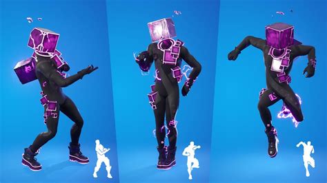 Geometrik Skin Showcase with Emotes and Dances | Kevin The Cube skin ...