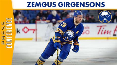 Zemgus Girgensons Gives an Update After Returning From Injury | Buffalo ...