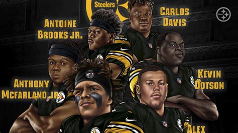 PHOTOS: Steelers draft picks as Illustrations