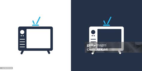 Old Analog Tv Icon Solid Icon Vector Illustration For Website Design Logo App Template Ui Etc ...