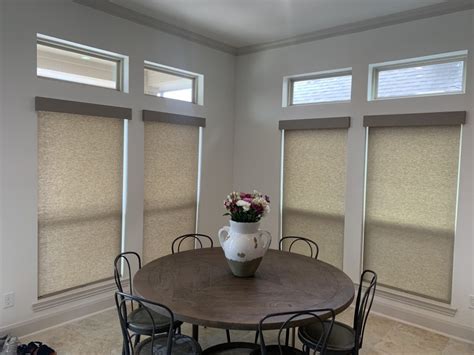 Norman Cordless Roller Shades with Valance in Friendswood, TX