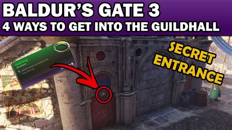 Baldur's Gate 3: 4 Ways to Get Into Nine Fingers Guildhall - How to ...