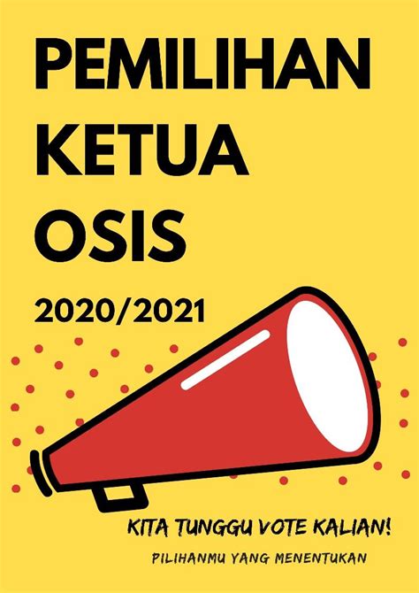 Banner Pemilihan Ketua Osis - Kunci Persoalan