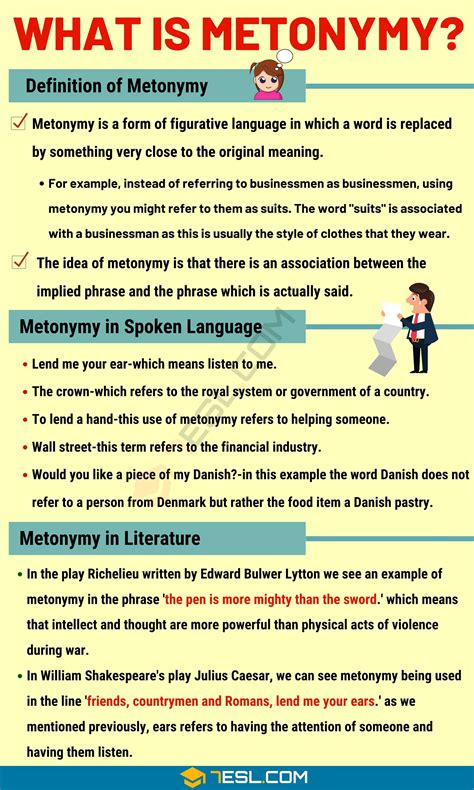 Metonymy Examples For Kids