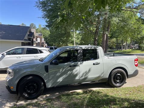 Before & After: Lowered Maverick on Eibach Springs (2022 XL FWD ...