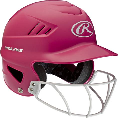 Rawlings Coolflo/Vapor OSFM Softball Batting Helmet with Face Guard ...