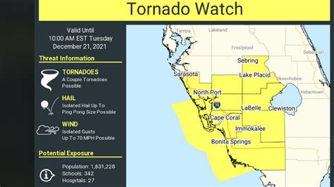 Florida Tornado Watch in Place as Severe Storms Threaten State - Newsweek