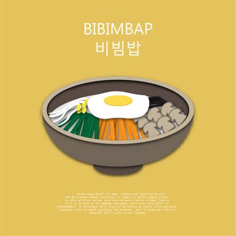 Best Bibimbap Illustrations, Royalty-Free Vector Graphics & Clip Art - iStock