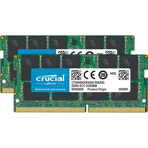 Crucial 32GB DDR4 2666 MHz 260-Pin SO-DIMM Memory