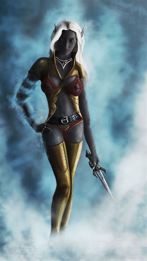 Female Drow by Araiel.deviantart.com on @deviantART | Dark elf, Dark ...