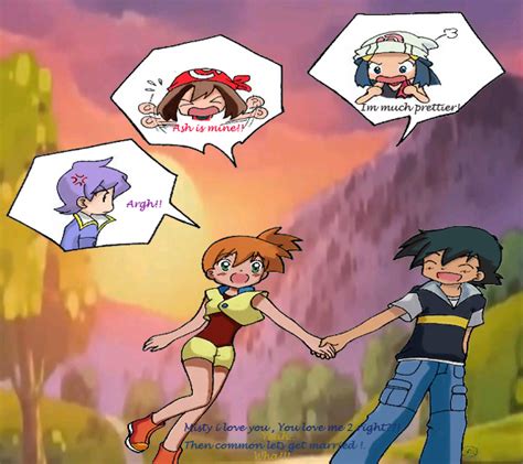 pokemon ash and misty by emotionality24 on DeviantArt