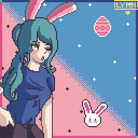 Pixel Bunny Girl by TrueLynnlyn on DeviantArt