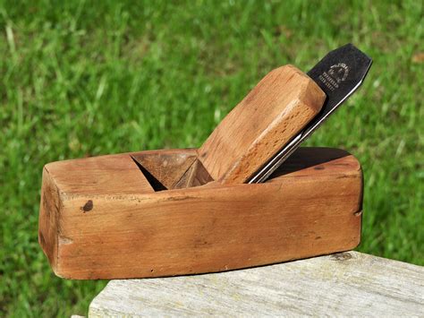 Antique W Butcher Plane, #5 Coffin Plane, Wooden Smoothing Plane ...