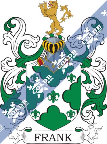 Frank Family Crest, Coat of Arms and Name History