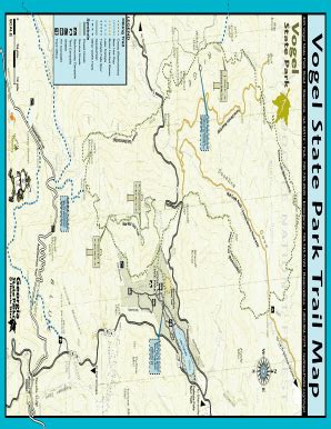 Vogel State Park Map - Fill Online, Printable, Fillable, Blank | pdfFiller