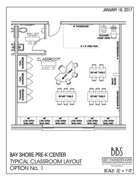 Pre-K Classroom Layouts