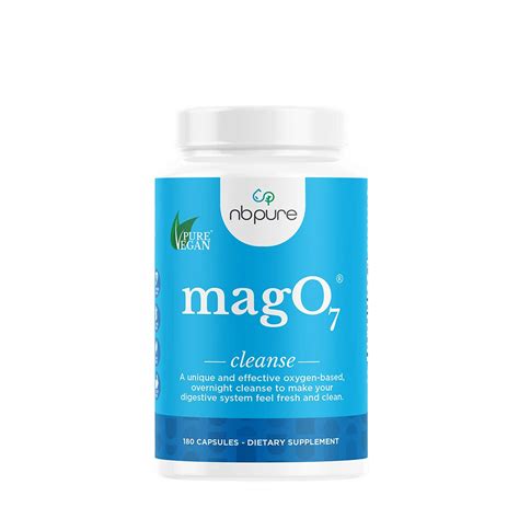 Mag07 Oxygen Based Colon Cleanse 180 Capsules - Purify Your Body