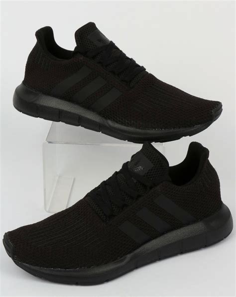 Adidas Swift Run Trainers Black,shoes,running,prime knit,runners,mens