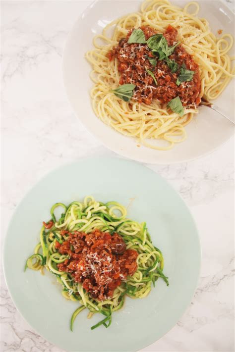 Recipe: Spaghetti Bolognese with Courgetti - April Everyday