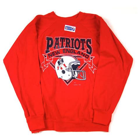 Vintage New England Patriots Crewneck Sweatshirt NWT NFL Football Brady ...