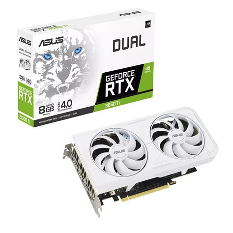 Asus unveils white variants of Dual RTX 3060 8GB and RTX 3060 Ti GDDR6X ...